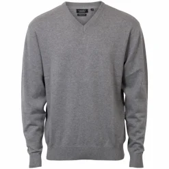 Carnét Stone Herre Striktrøje - Grey Mix