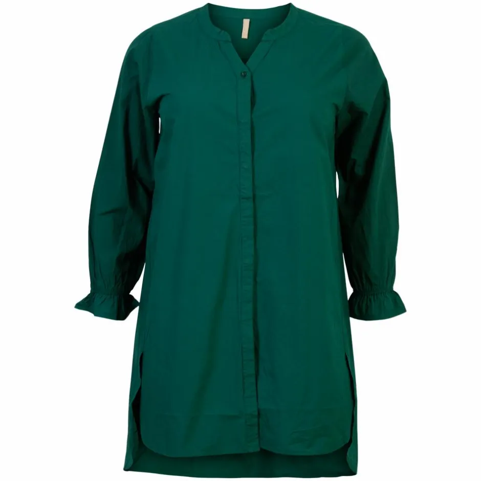 New Cassiopeia Franci Dame Kjole Plus Size - Forest