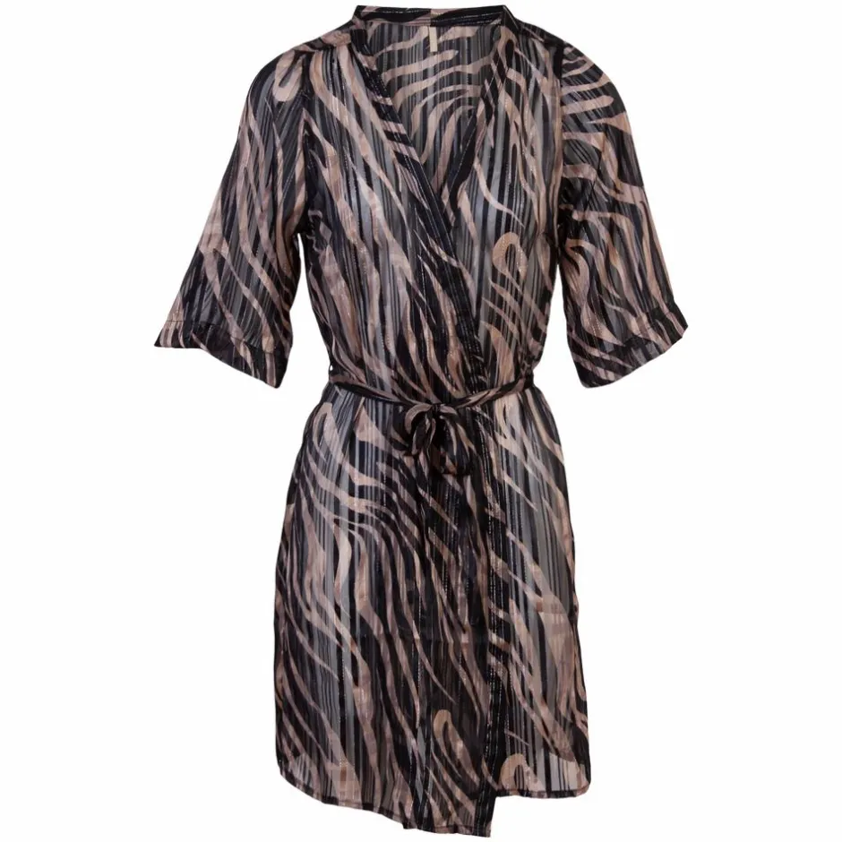 Cassiopeia Frideri Dame Kimono Plus Size - Black Combi