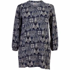 Online Cassiopeia Rovine Dame Tunika Plus Size - Blue Combi