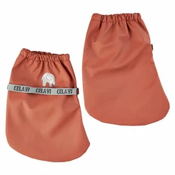 Clearance CeLaVi Baby Overtrækssko m. fleece - Redwood