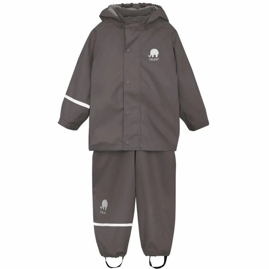 CeLaVi Børne Regnsæt - Grey