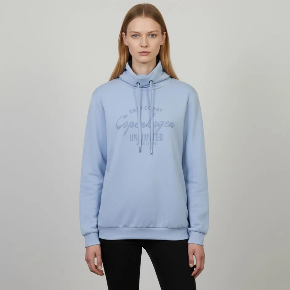 ChaCha Banu Dame Sweatshirt - Light Blue