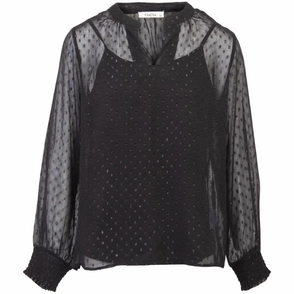 Best ChaCha Dame Bluse - Black
