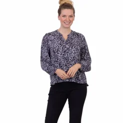 Sale ChaCha Dame Bluse - Black Animal