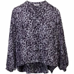 Sale ChaCha Dame Bluse - Black Animal