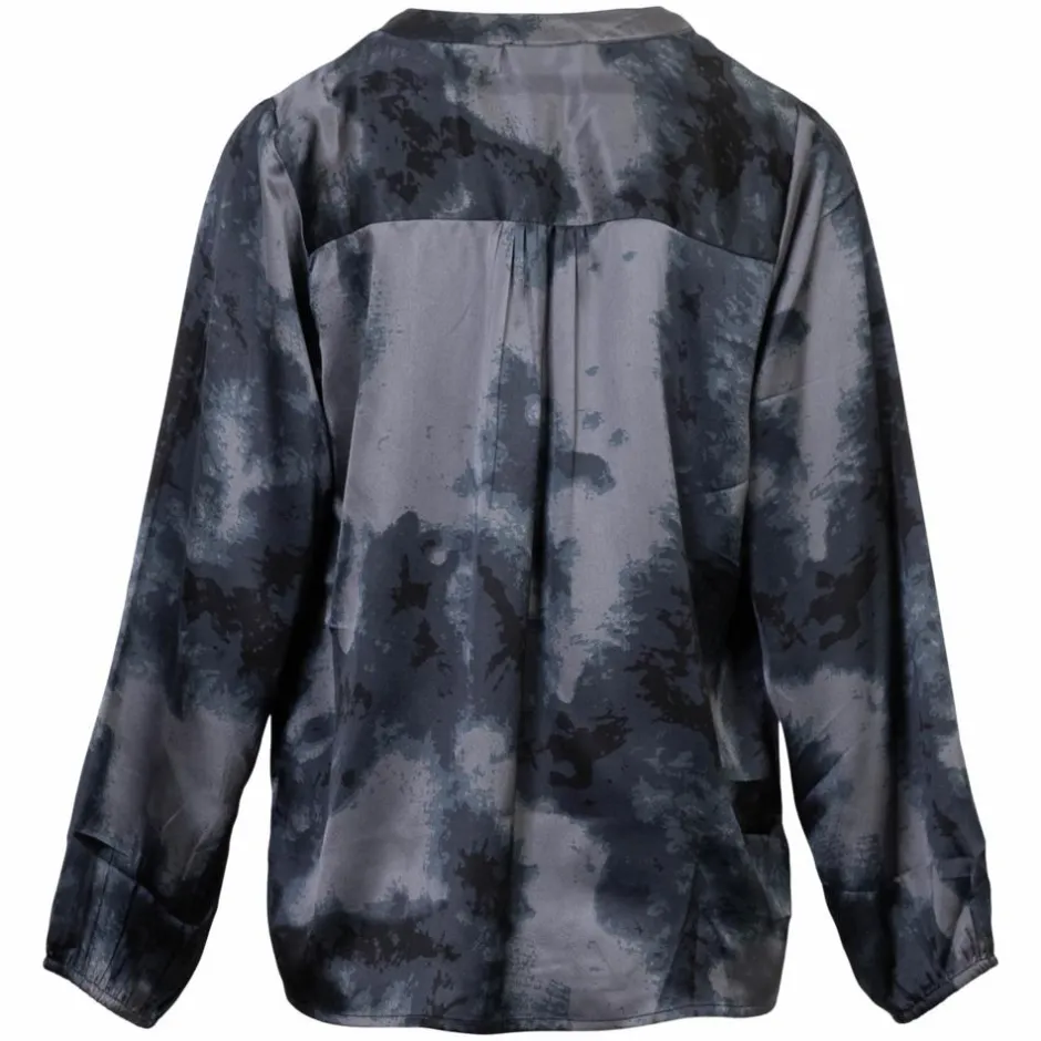 ChaCha Dame Bluse - Grey Combo