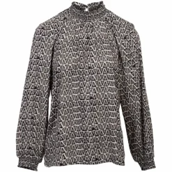 Best ChaCha Dame Bluse - Grey/Black