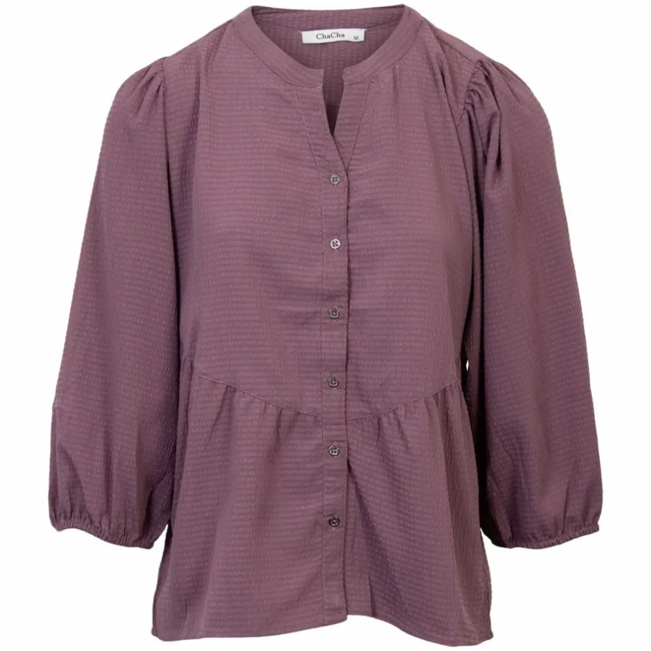 ChaCha Dame Bluse - Plum