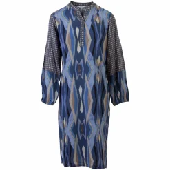 Online ChaCha Dame Kjole - Blue Combi