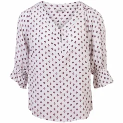 Discount ChaCha Dame Kortærmet bluse - White