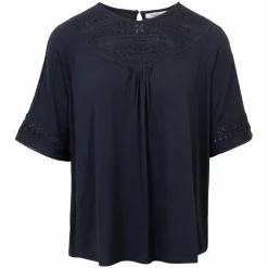 Online ChaCha Dame Kortærmet bluse - Navy