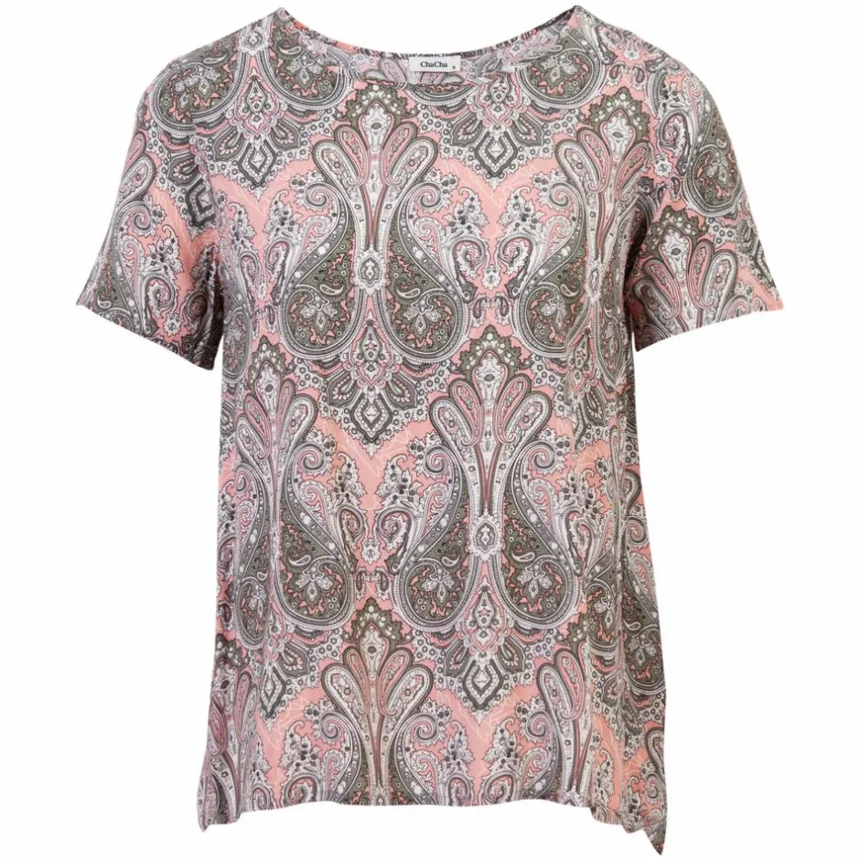 Outlet ChaCha Dame T-shirt - Coral Haze