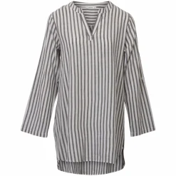 Clearance ChaCha Dame Tunika i hørmix - Khaki