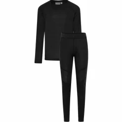 Best Color Kids Børne Skiundertøj - Black