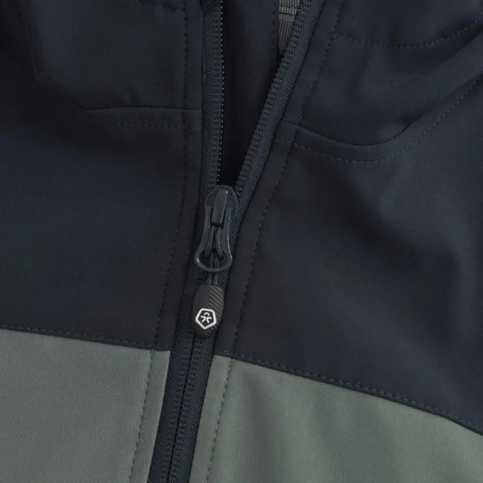 Outlet Color Kids Børne Softshell m. BIONIC-FINISH® ECO coating - Balsam Green