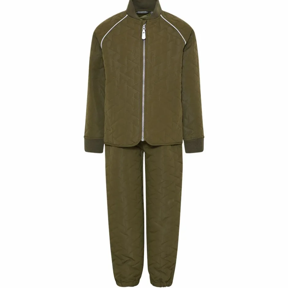 Hot Color Kids Børne Termosæt - Dark Olive