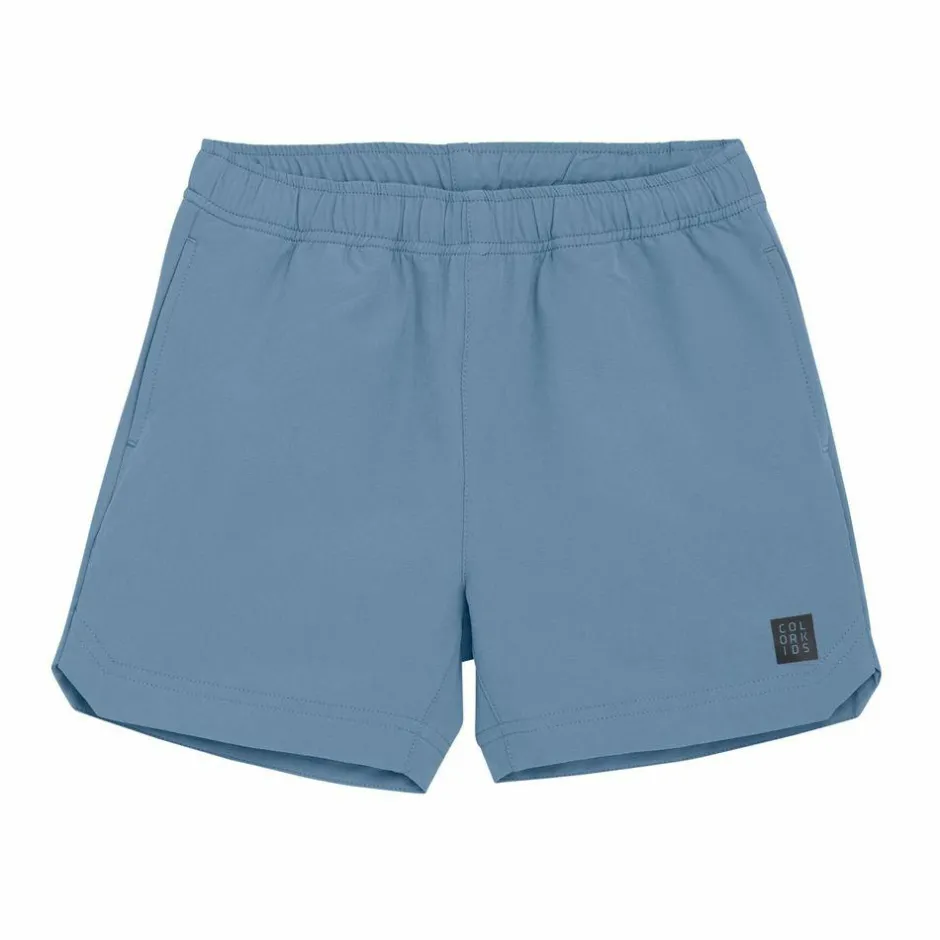 Best Color Kids Drenge Shorts m. BIONIC-FINISH® ECO coating - Faded Denim