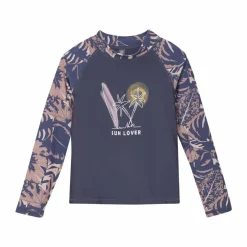 Clearance Color Kids Pige Badebluse UV 50+ - Vintage indigo