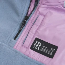 Sale Color Kids Pige Fleecejakke - Faded Denim