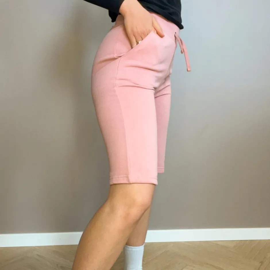 Outlet Cozy By JZ Dame Shorts i økologisk bomuld - Rose