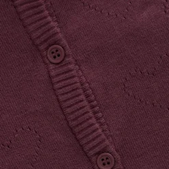 Sale Creamie Pige Cardigan - Vineyard Wine