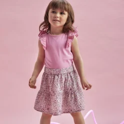 Hot Creamie Pige Nederdel - Buttercream