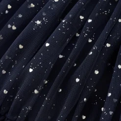 Clearance Creamie Pige Nederdel m. glimmer - Black Iris