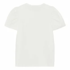 Hot Creamie Pige T-shirt i økologisk bomuld - Rose Smoke