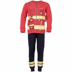 Clearance Crossbow Brandmand Børne Nattøjssæt - Navy Blazer