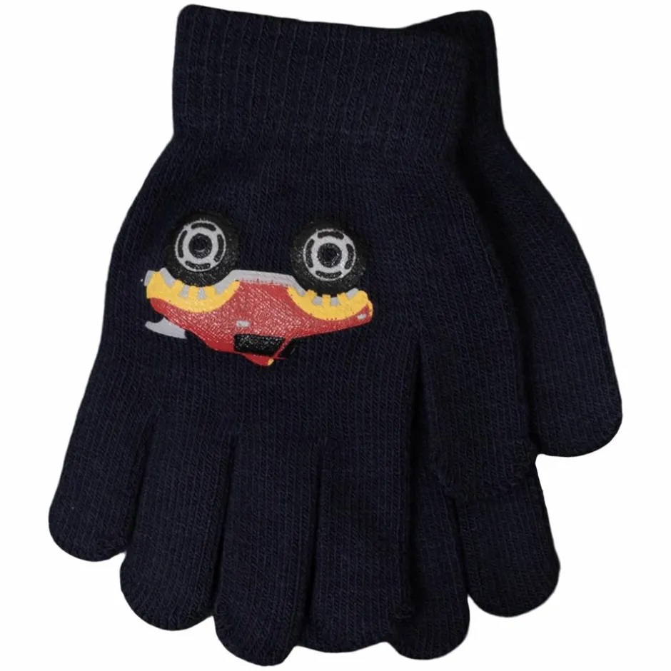 Clearance Crossbow Børne Vanter - Navy Bil