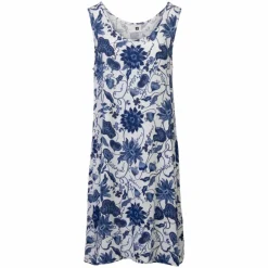 Best Crossbow Dame Kjole i bambus - Blå/hvid