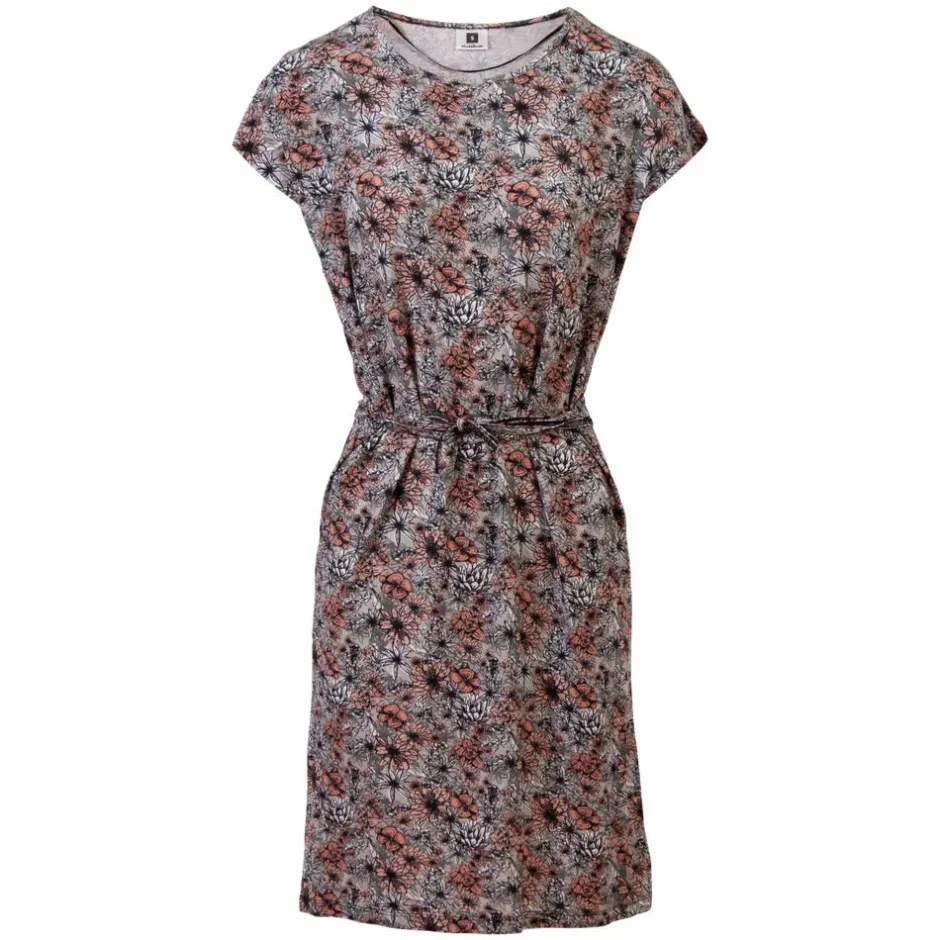 Sale Crossbow Dame Kjole i bambus - Sort/blomster print