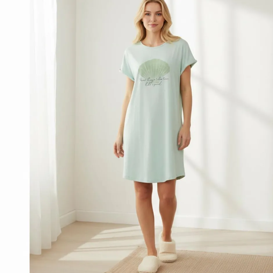 Discount Crossbow Dame Natkjole - Lysegrøn