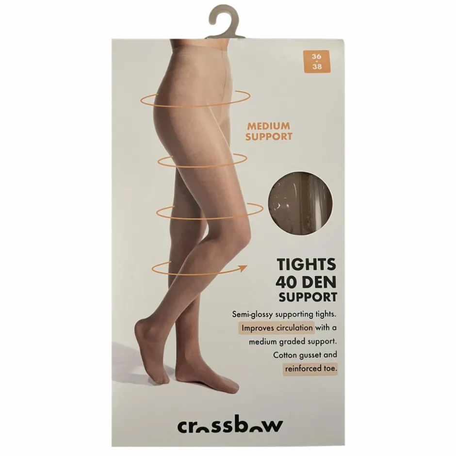 Crossbow Dame Strømpebukser - Sand