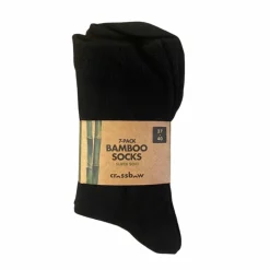 Crossbow Dame Strømper i bambus - Black