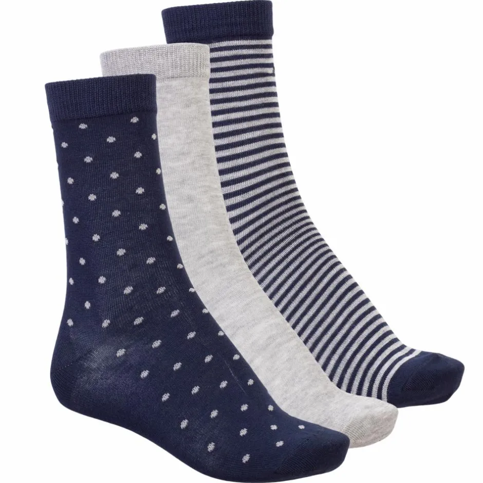 Online Crossbow Dame Strømper i bambus - Navy mix