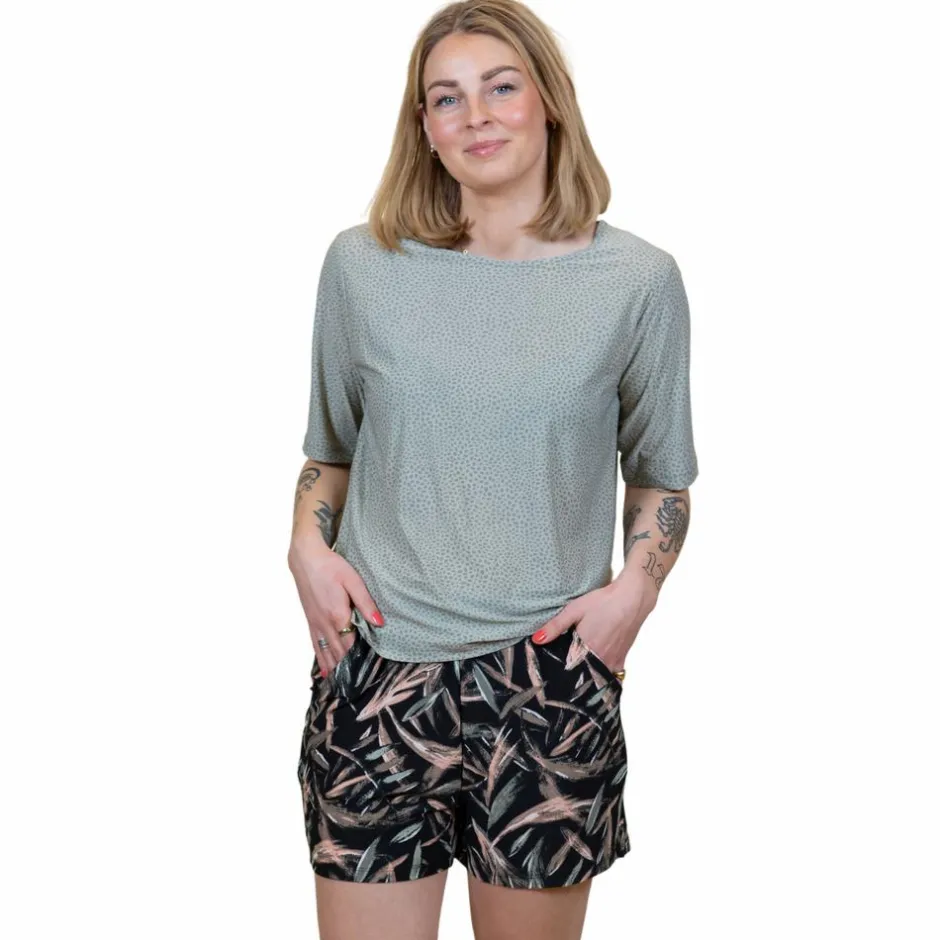 Best Crossbow Dame T-shirt - Støvet Grøn