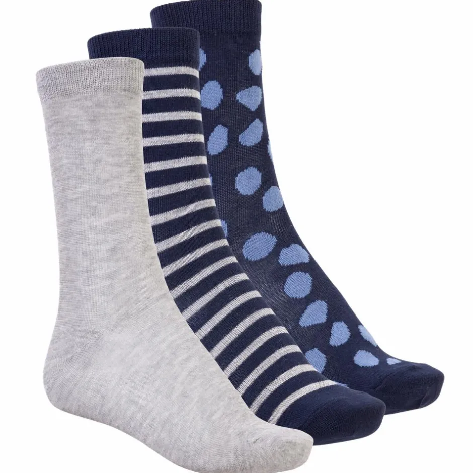 Sale Crossbow Drenge Strømper i bambus - Navy/grå mix