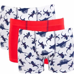 Hot Crossbow Drenge Tights - Hvid/rød/firben