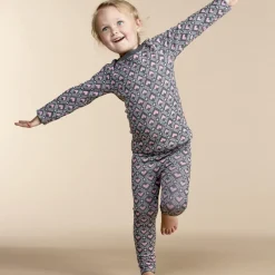 Sale Crossbow Pige skiunderbukser - Grå M.Hjerter