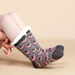 Online Crossbow Pige Strømper - Lyserød Hjerte