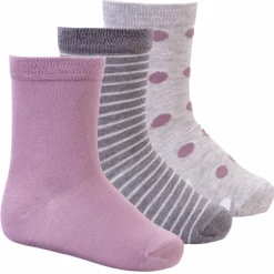 Online Crossbow Pige Strømper i bambus - Grå/Lilla