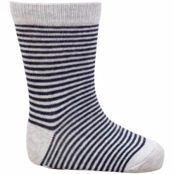 Outlet Crossbow Pige Strømper m. non-slip - Navy hjerter