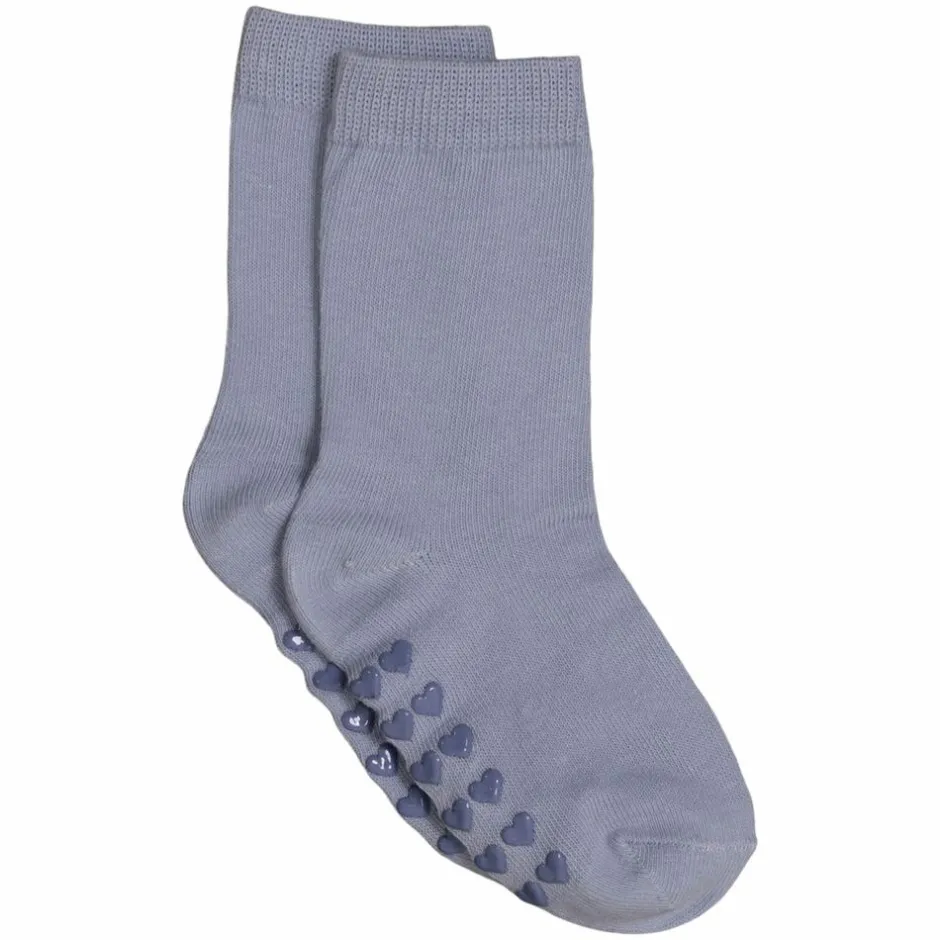 Online Crossbow Pige Strømper m. non-slip - Blue/Dark Pink