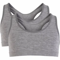 Online Crossbow Seamless Pige Top - Lysegrå