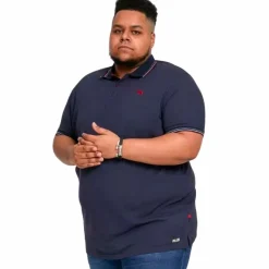 Online D555 Benjamin Herre Polo Plus Size - Navy