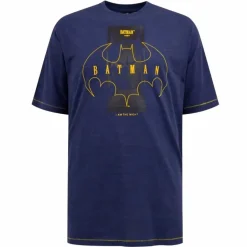 Clearance D555 Burnley Herre T-shirt - Blue Reno