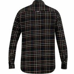 Online D555 Destin Herre Skjorte Plus Size - Black/Tan Check