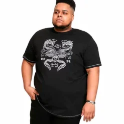 D555 Elijah Herre T-shirt Plus Size - Black